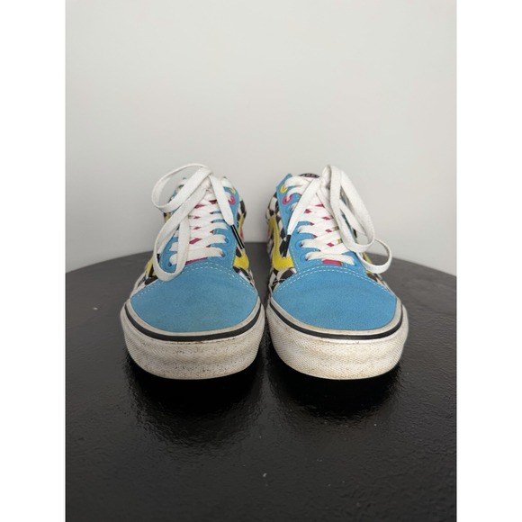 Vans Old Skool Pink/Blue/Checkerboard - Mens‎ 6.5 Women's 8 Color Shift 90s 80s - Picture 2 of 10